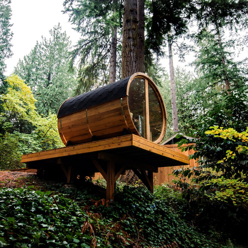 Horizon Outdoor Sauna - 6 Person w/ Porch