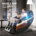 Favor-08 3D Zero Gravity Massage Chair Black 4
