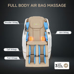 Favor-27 3D Zero Gravity Massage Chair Khaki 4