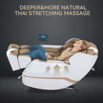 Favor-27 3D Zero Gravity Massage Chair Khaki 3