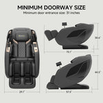 PS5200 4D Zero Gravity Massage Chair Black 2