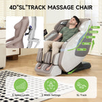 PS5200 4D Zero Gravity Massage Chair Khaki 7